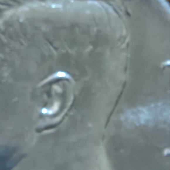 2023 D Kennedy Half Dollar Errors/Varieties "Face Ear"Off Center - Picture 8 of 12